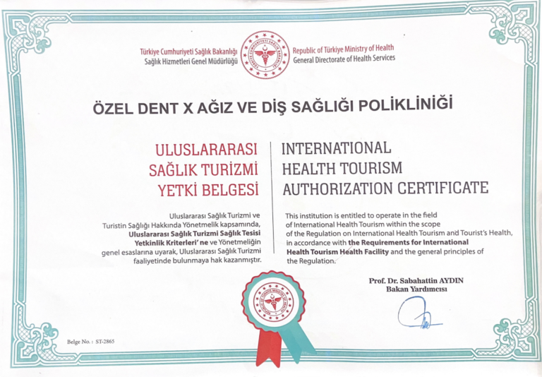 küçükköy sağlık turizmi belgesi